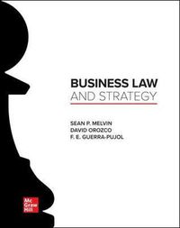 Cover image for Business Law and Strategy