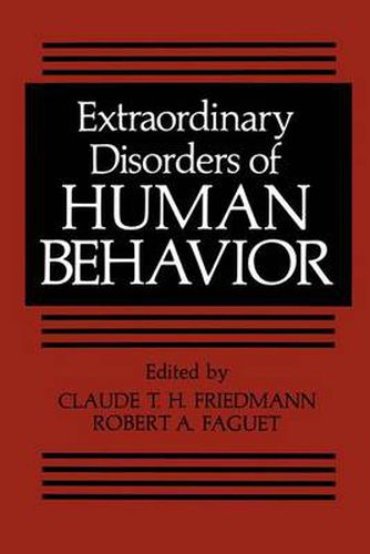 Cover image for Extraordinary Disorders of Human Behavior