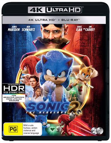 Sonic The Hedgehog 2 | Blu-ray + UHD