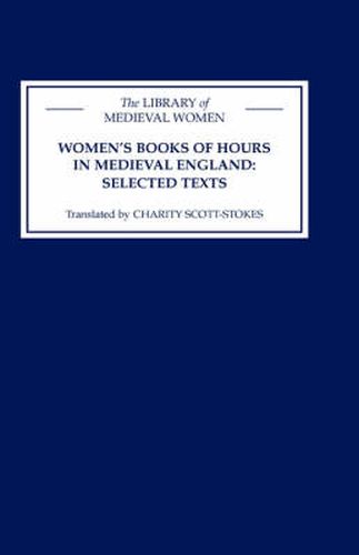 Cover image for Women's Books of Hours in Medieval England