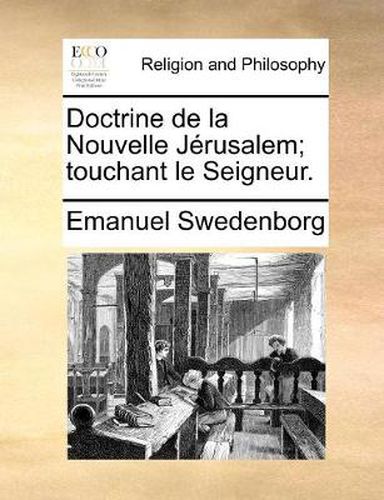 Cover image for Doctrine de La Nouvelle Jrusalem; Touchant Le Seigneur.