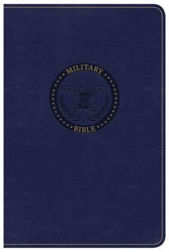 CSB Military Bible, Royal Blue LeatherTouch