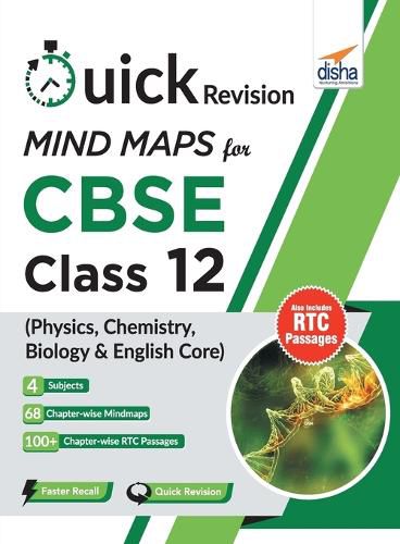 Cover image for Quick Revision MINDMAPS for CBSE Class 12 Physics Chemistry Biology & English Core