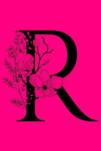 Cover image for R: Monogram Initial Notebook