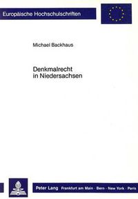 Cover image for Denkmalrecht in Niedersachsen