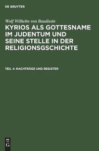 Cover image for Nachtrage Und Register