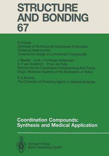 Cover image for Coordination Compounds: Synthesis and Medical Application