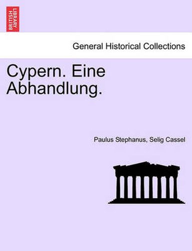 Cover image for Cypern. Eine Abhandlung.