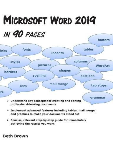 Cover image for Microsoft Word 2019 In 90 Pages