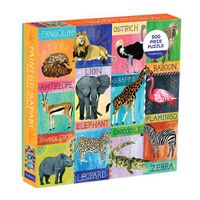 Cover image for Painted Safari 500 Piece Family Puzzle