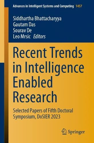 Cover image for Recent Trends in Intelligence Enabled Research