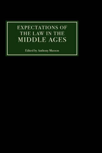 Cover image for Expectations of the Law in the Middle Ages