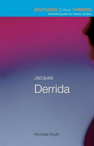 Cover image for Jacques Derrida