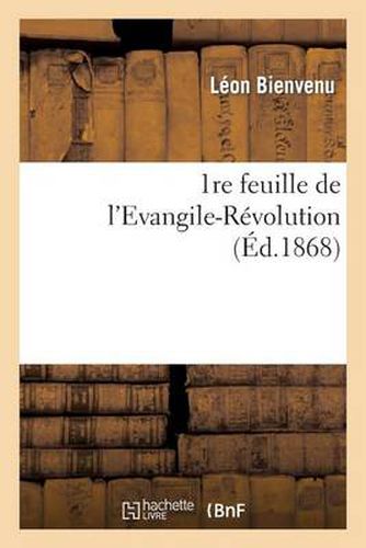 1re Feuille de l'Evangile-Revolution