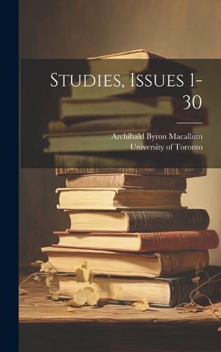 Cover image for Studies, Issues 1-30