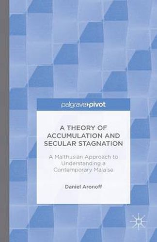 Cover image for A Theory of Accumulation and Secular Stagnation