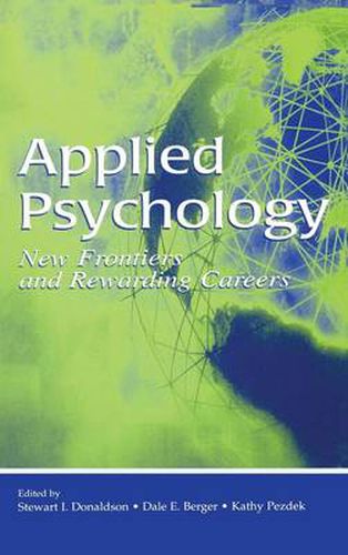 Cover image for Applied Psychology: New Frontiers and Rewarding Careers