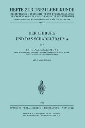 Cover image for Der Chirurg Und Das Schadeltrauma