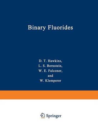 Cover image for Binary Fluorides: Free Molecular Structures and Force Fields A Bibliography (1957-1975)