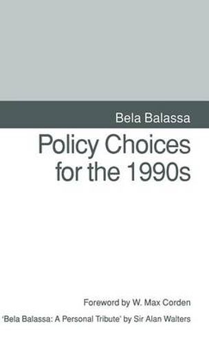 Cover image for Policy Choices for the 1990s