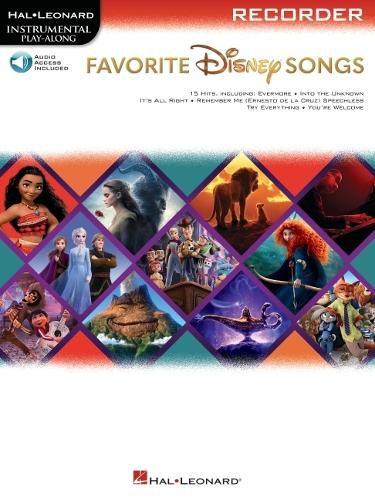 Favorite Disney Songs: Instrumental Play-Along for Recorder