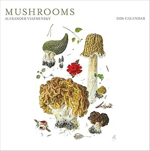 Cover image for 2026 Mushrooms: Alexander Viazmensky Wall Calendar