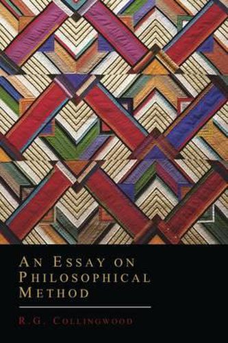 Cover image for An Essay on Philosophical Method