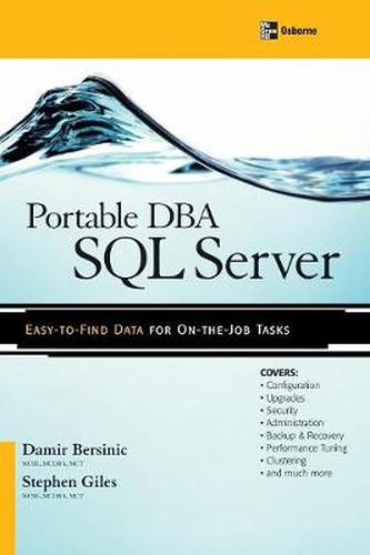 Cover image for Portable DBA: SQL Server