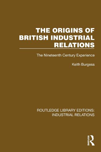 Cover image for The Origins of British Industrial Relations