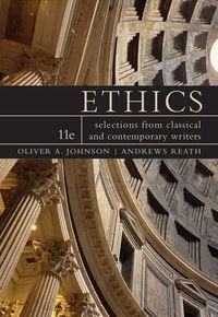 Cover image for Ethics: Selections from Classic and Contemporary Writers