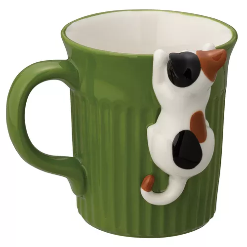 Cover image for Cat Hanging Mug - Calico Cat