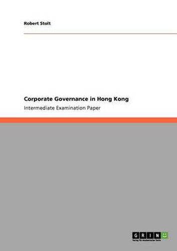 Cover image for Corporate Governance in Hong Kong