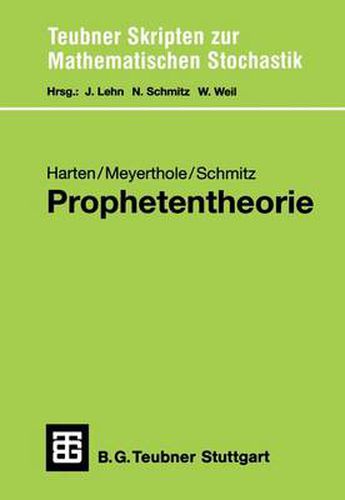 Prophetentheorie: Prophetenungleichungen, Prophetenregionen, Spiele gegen einen Propheten