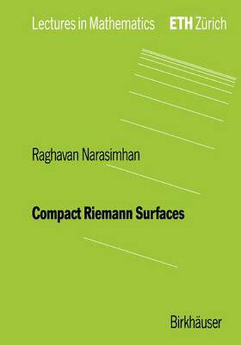 Cover image for Compact Riemann Surfaces