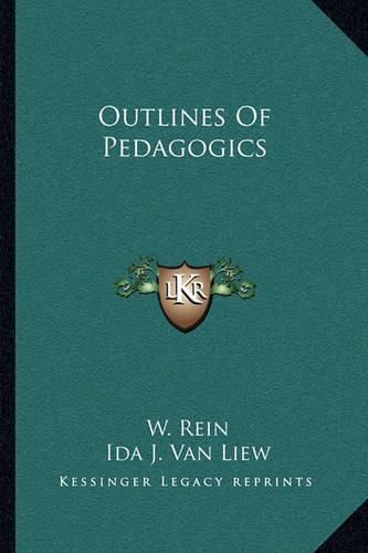 Cover image for Outlines of Pedagogics