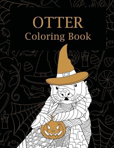 Cover image for Otter Halloween Coloring Book