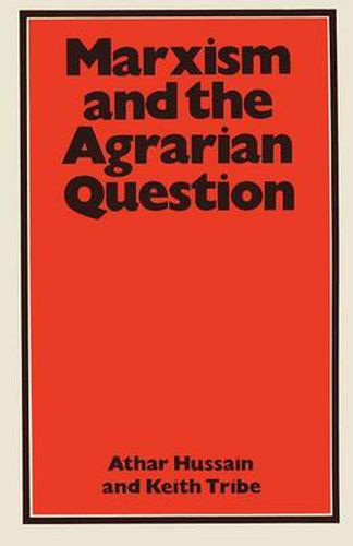 Cover image for Marxism and the Agrarian Question