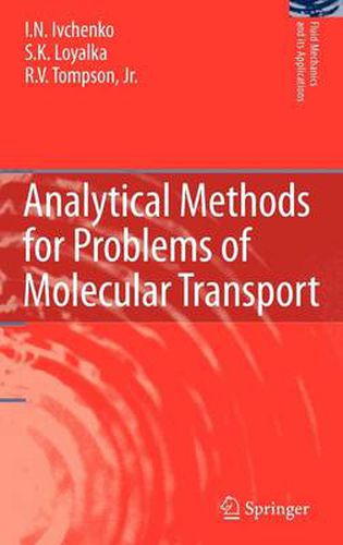 Cover image for Analytical Methods for Problems of Molecular Transport