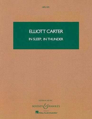 Cover image for In Sleep, In Thunder: Six Poems