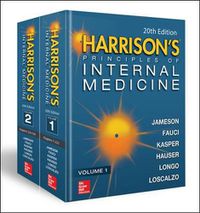 Cover image for Harrison's Principles of Internal Medicine, Twentieth Edition (Vol.1 & Vol.2)