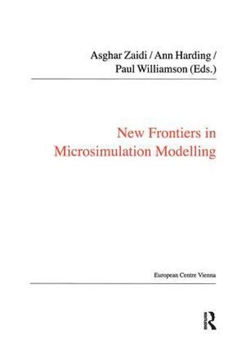 Cover image for New Frontiers in Microsimulation Modelling