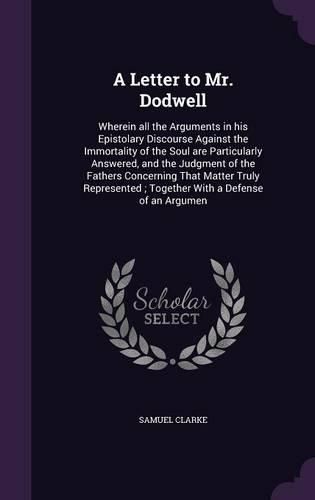 Cover image for A Letter to Mr. Dodwell