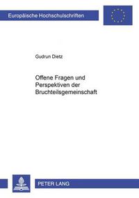 Cover image for Offene Fragen Und Perspektiven Der Bruchteilsgemeinschaft