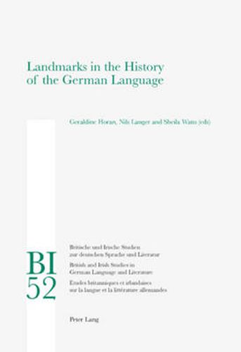 Cover image for Landmarks in the History of the German Language