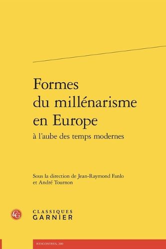 Cover image for Formes Du Millenarisme En Europe a l'Aube Des Temps Modernes