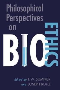 Cover image for Philosophical Perspectives on Bioethics