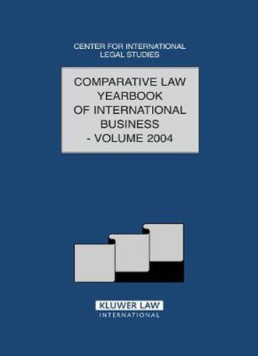 Cover image for The Comparative Law Yearbook of International Business: Volume 26, 2004