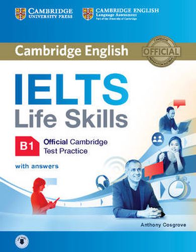 Cover image for IELTS Life Skills Official Cambridge Test Practice B1 Student's Book with Answers and Audio