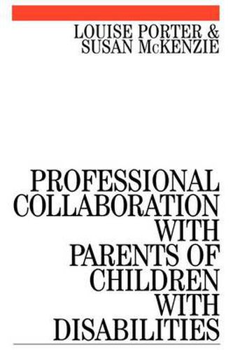 Cover image for Professional Collaboration with Parents of Children with Disabilities