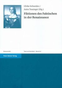 Cover image for Fiktionen Des Faktischen in Der Renaissance